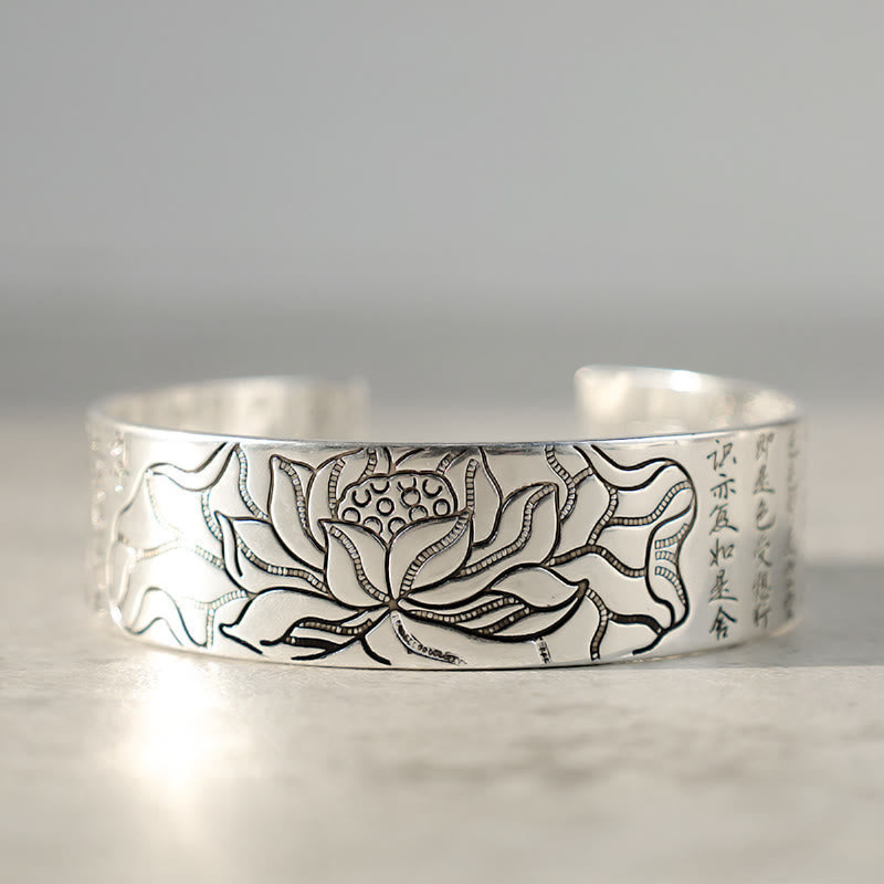 Buddha Stones Tibetan Lotus White Copper Luck Bracelet Bracelet BS 3