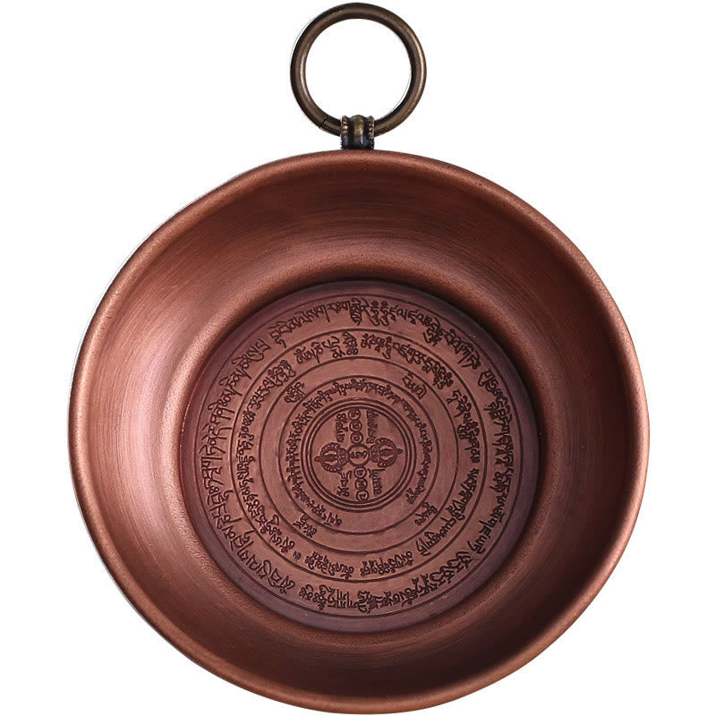 Buddha Stones Small Copper Prayer Altar Portable Burning Holder Incense Sage Smudging Rituals Use Items Prayer Altar BS 14