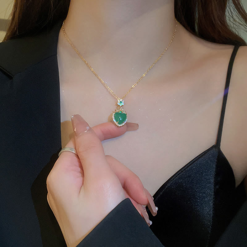 FREE Today: The Abundance Green Jade Balance Necklace Pendant FREE FREE 1