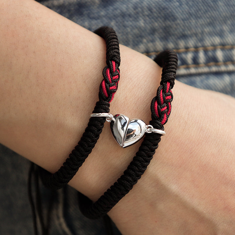 Foviel 2Pcs Tibetan Luck Chinese Knot Protection String Bracelet