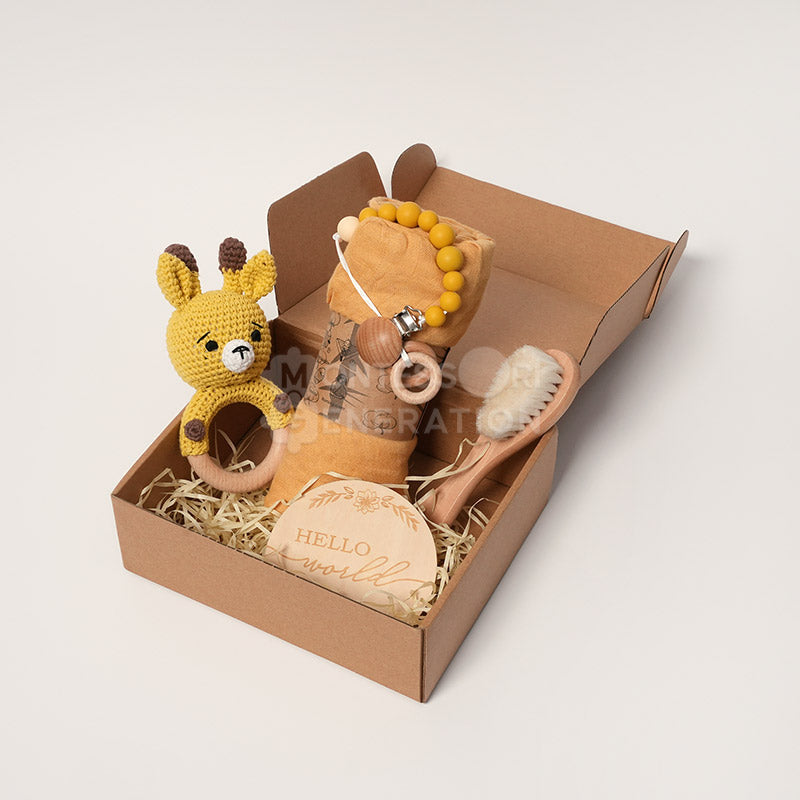 Fidtoy Newborn Baby Gift Box – Welcome Baby Shower Set