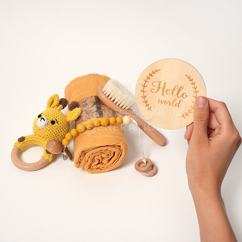 Fidtoy Newborn Baby Gift Box – Welcome Baby Shower Set
