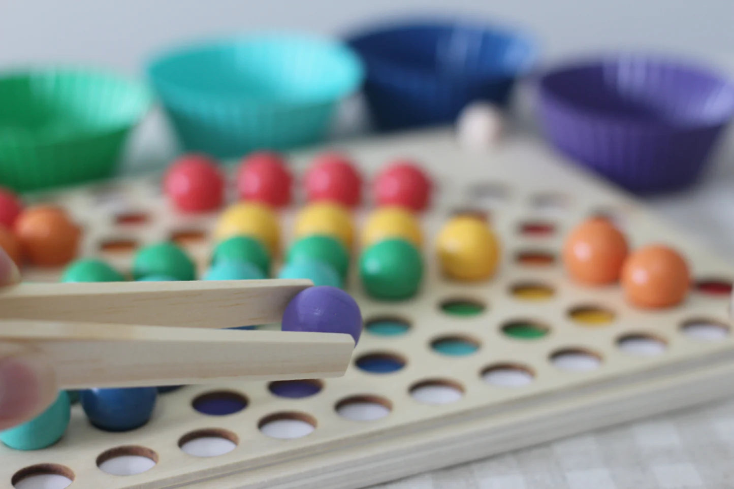 Fidtoy Montessori Rainbow Beads