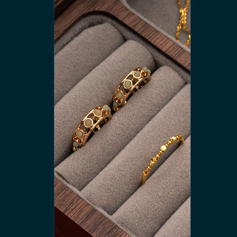 Buddha Stones Vintage Handmade Black Walnut Wood Jewelry Storage Box Wooden Gift Box Jewelry Storage Box BS 16