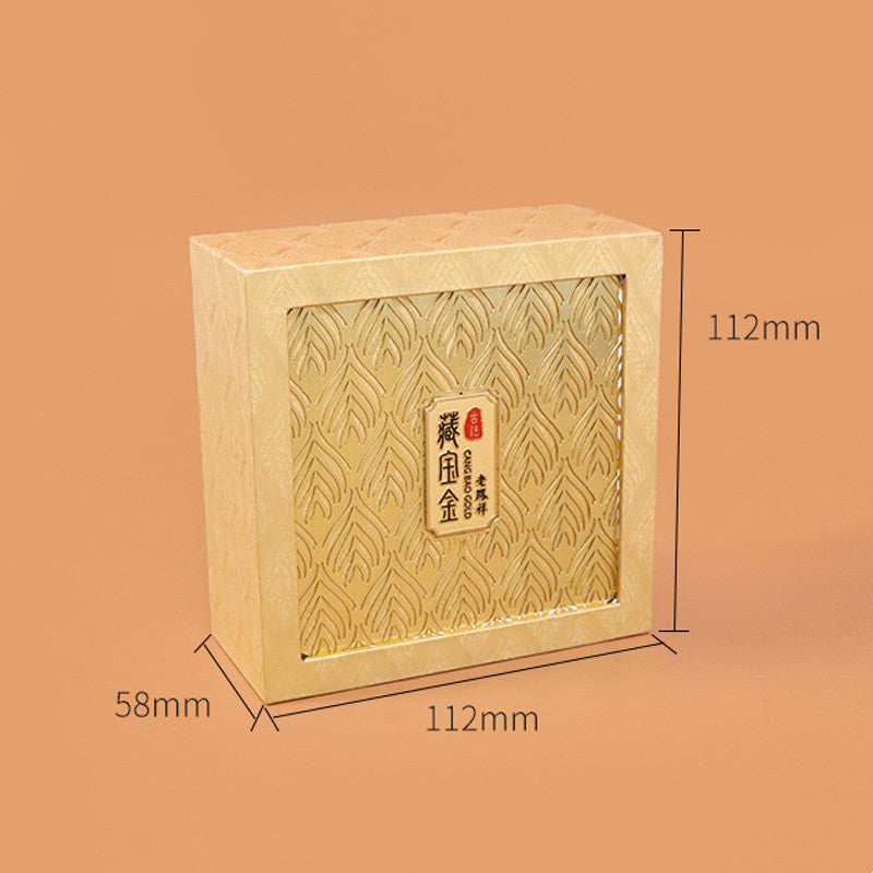 Buddha Stones Retro Jewelry Storage Feather Pattern Box Gift Box Decorations BS 14