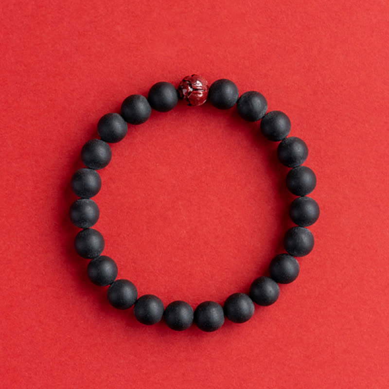 Foviel Tibetan Cypress Cinnabar Lotus Healing Bracelet