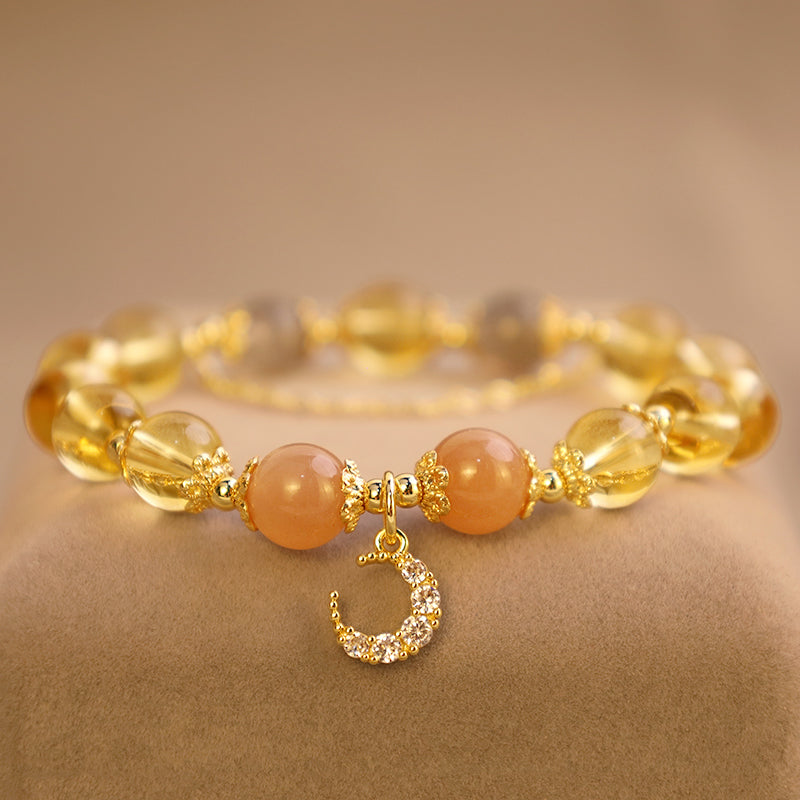 Buddha Stones Blessed Moon Citrine Abundant Energy Bracelet Bracelet BS 2