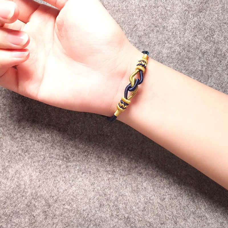 Buddha Stones Handmade Knotting Faith Strength Braid String Bracelet Bracelet BS 6