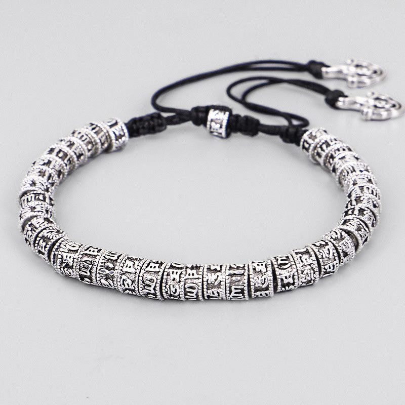 Buddha Stones Handmade Tibetan Mantra Purity Bracelet Bracelet BS main