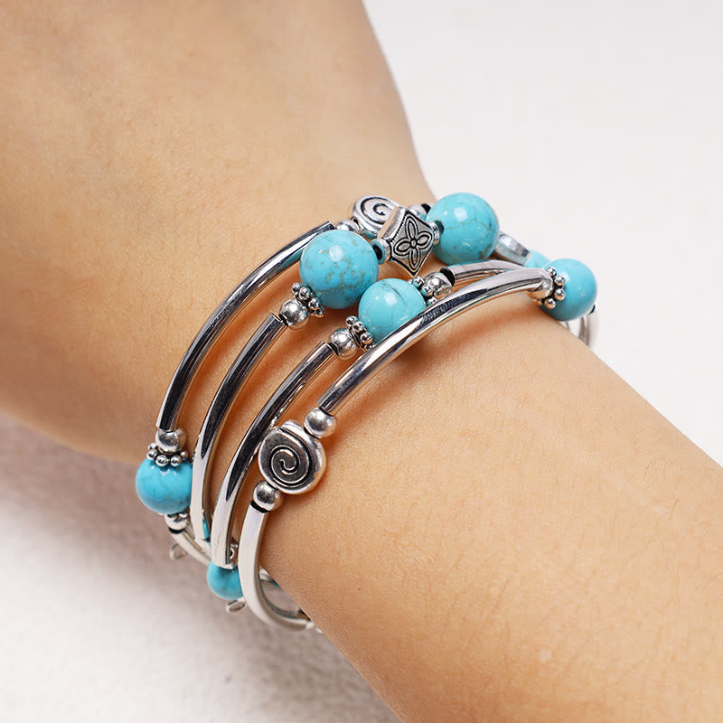 Buddha Stones Tibetan Turquoise Balance Bracelet Bracelet BS 1