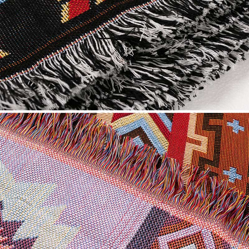 Buddha Stones Geometric Warm Comfortable Camping Home Office Bed Blanket Blanket BS 8