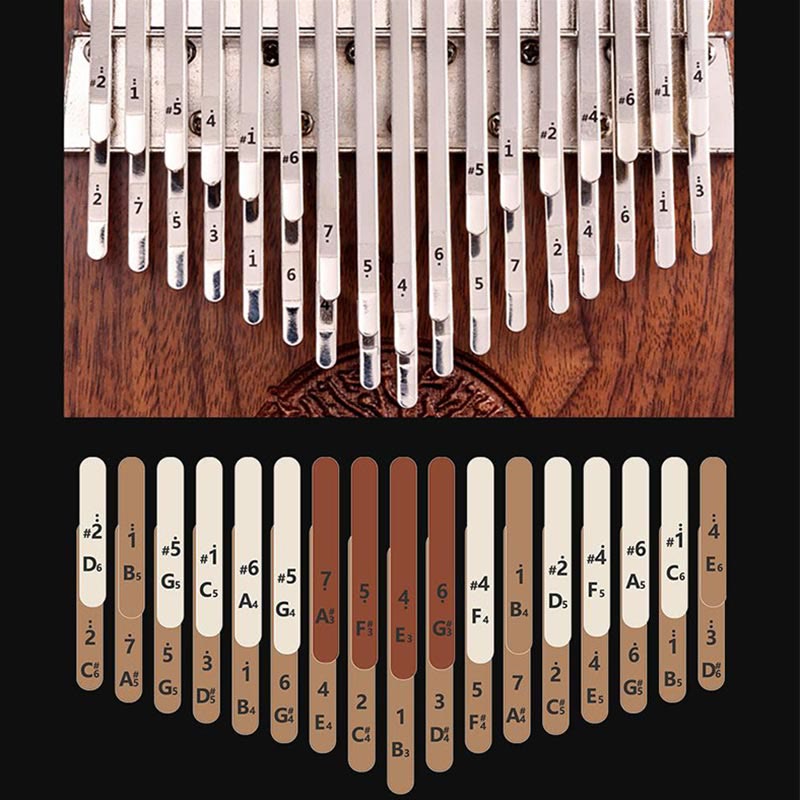Buddha Stones Kalimba 34 Keys Thumb Piano Tree of Life Design Portable Finger Marimba Piano 11