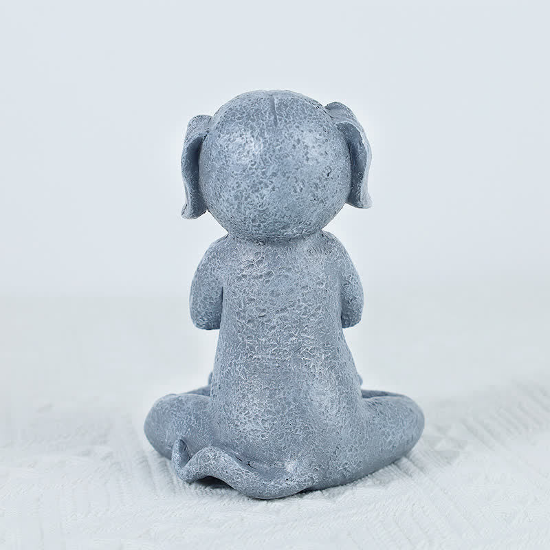 Buddha Stones Meditating Zen Dog Cat Frog Decoration Decorations BS 4