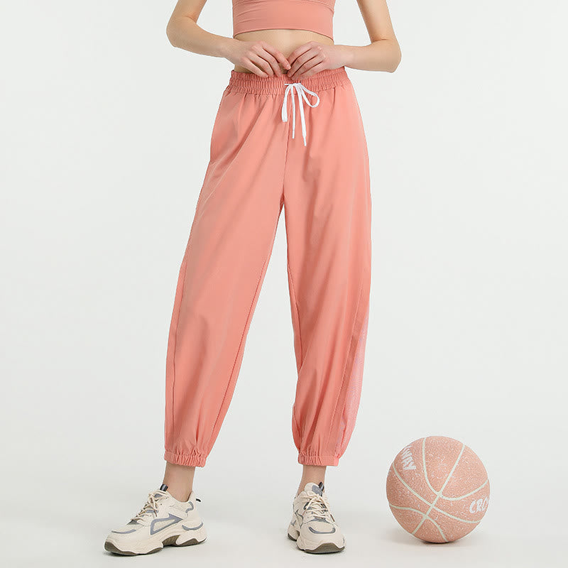 Buddha Stones High Waist Loose Fitness Yoga Sports Track Pants With Pockets Track Pants BS 12