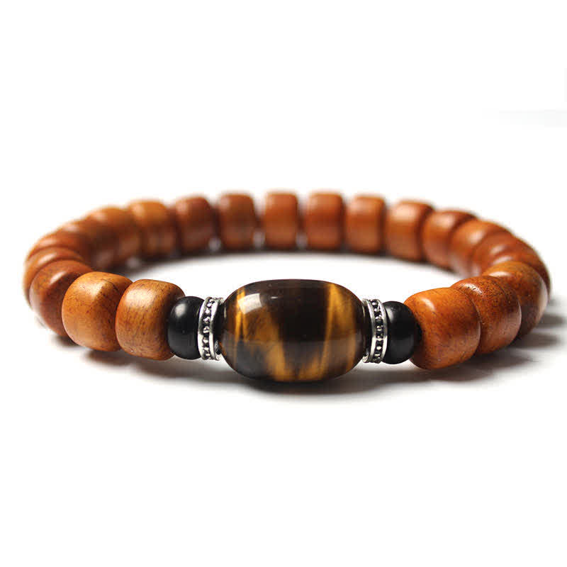 Foviel Tibetan Bone Beads Om Mani Padme Hum Strength Bracelet