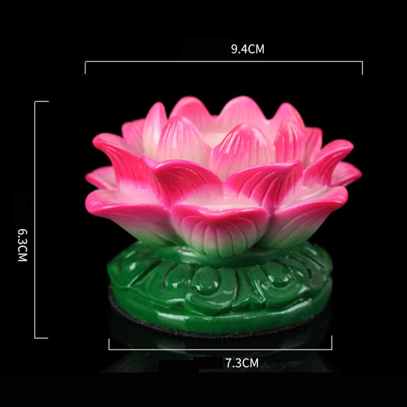 Buddha Stones Meditation Prayer Altar Lotus Flower Candle Holder Buddhist Temple Rituals Use Items Prayer Altar BS Lotus Candle Holder