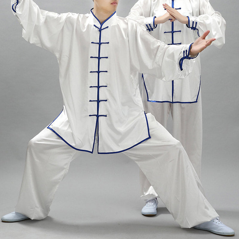 Foviel Simple Pattern Meditation Prayer Spiritual Zen Tai Chi Qigong Practice Unisex Clothing Set