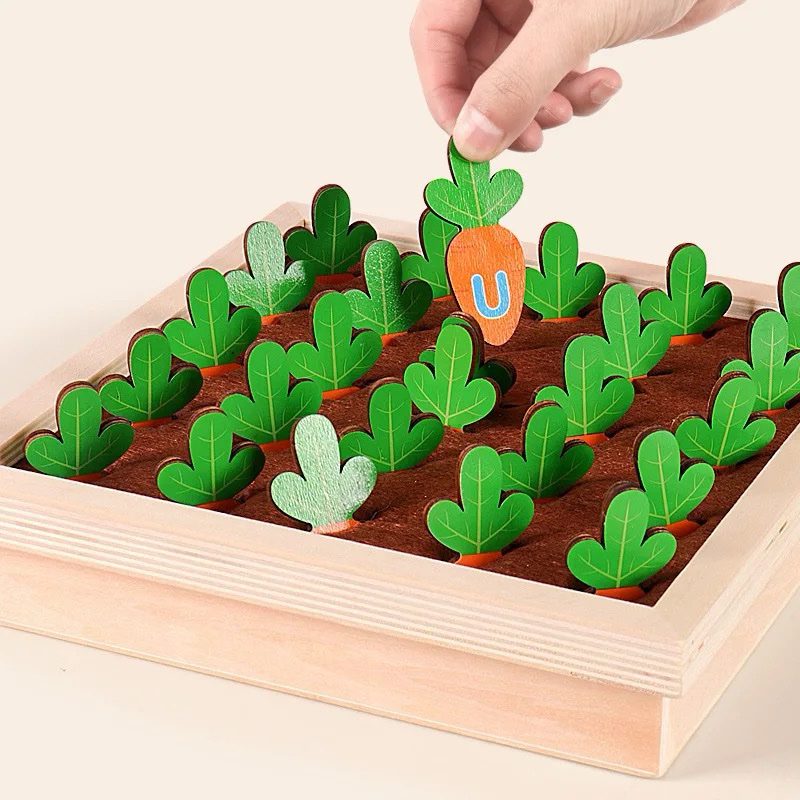 Word Forming Activity – Carrot Alphabet Matching and Spelling Game