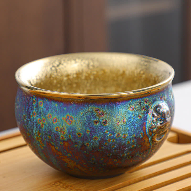 Buddha Stones Colorful Ceramic Teacup Tea Cups - 9.2cm*5.8cm*200ml - image 16