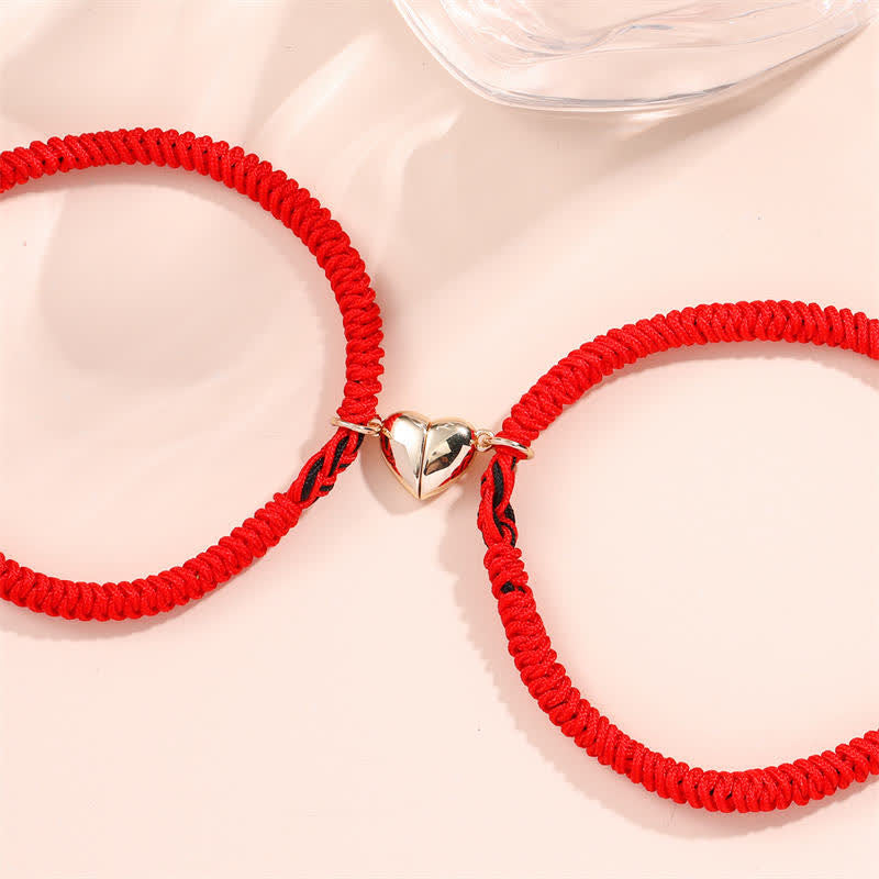 Foviel 2Pcs Tibetan Luck Chinese Knot Protection String Bracelet