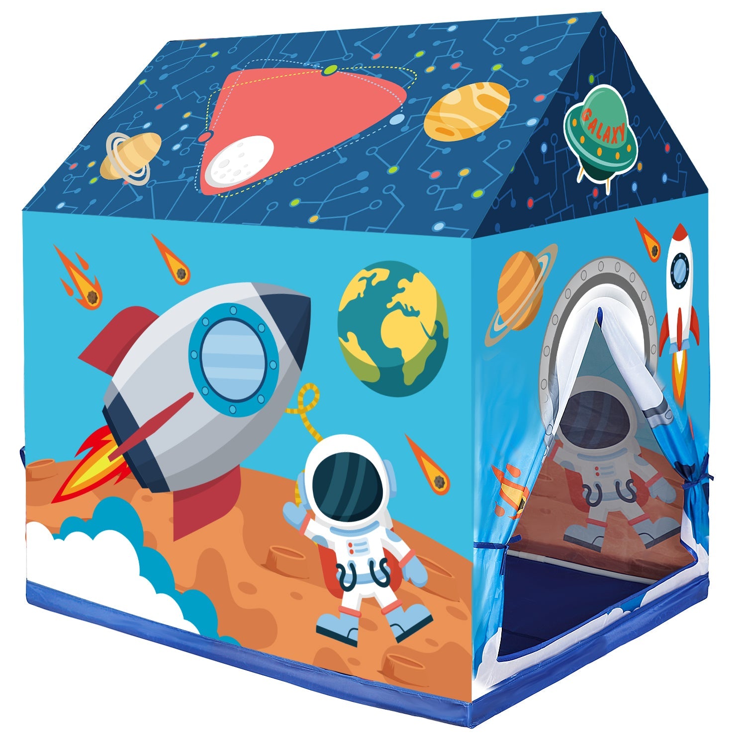 Fidtoy Space Play Tent for Kids Indoor Playhouse Hideaway
