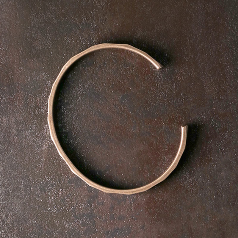 Buddha Stones Vintage Rustic Design Copper Wealth Adjustable Cuff Bracelet Bracelet Bangle BS 4