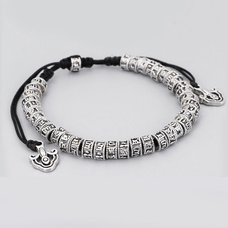 Buddha Stones Handmade Tibetan Mantra Purity Bracelet Bracelet BS 2