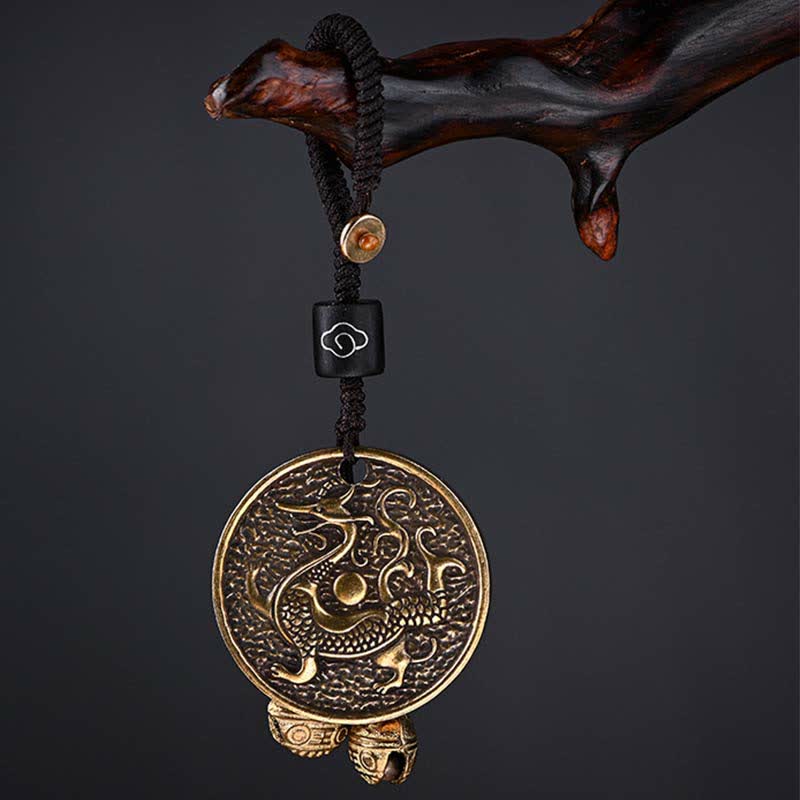 Buddha Stones Four Symbols Azure Dragon White Tiger Vermilion Bird Black Tortoise Key Chain Key Chain BS Azure Dragon