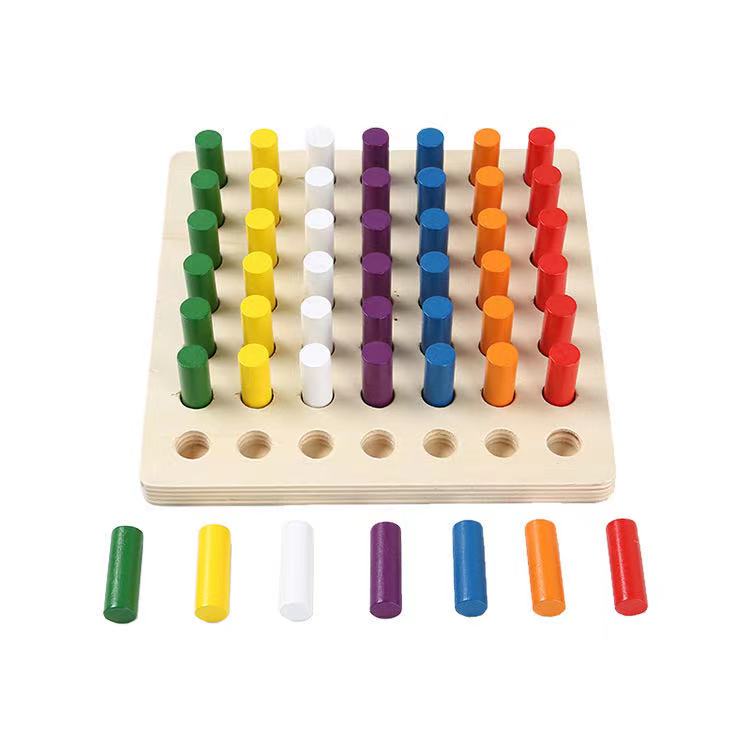 Bloques de cilindros de madera Montessori - Los mejores juguetes Montessori