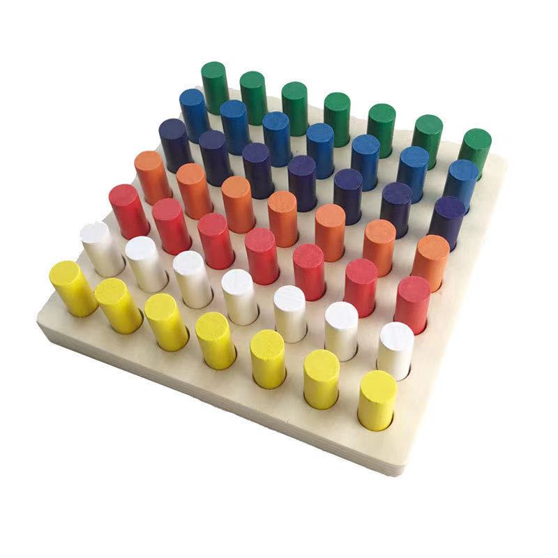 Bloques de cilindros de madera Montessori - Los mejores juguetes Montessori
