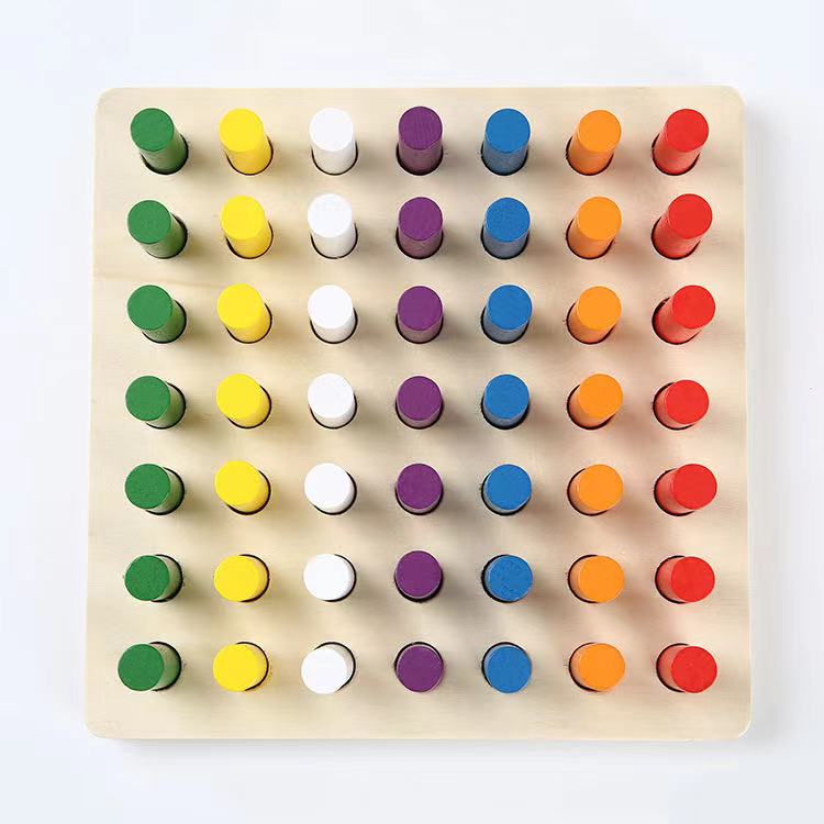Bloques de cilindros de madera Montessori - Los mejores juguetes Montessori