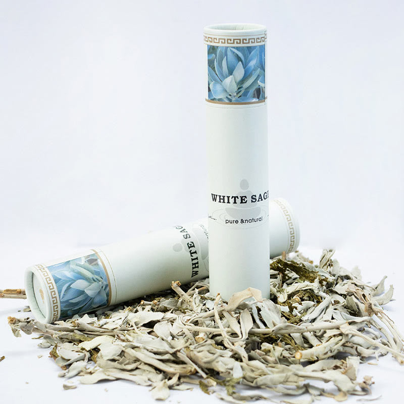 Buddha Stones White Sage Incense Purify Healing Meditation California Sage Incense Sticks Incense BS About 60Pcs Incense(14.5cm/Stick)