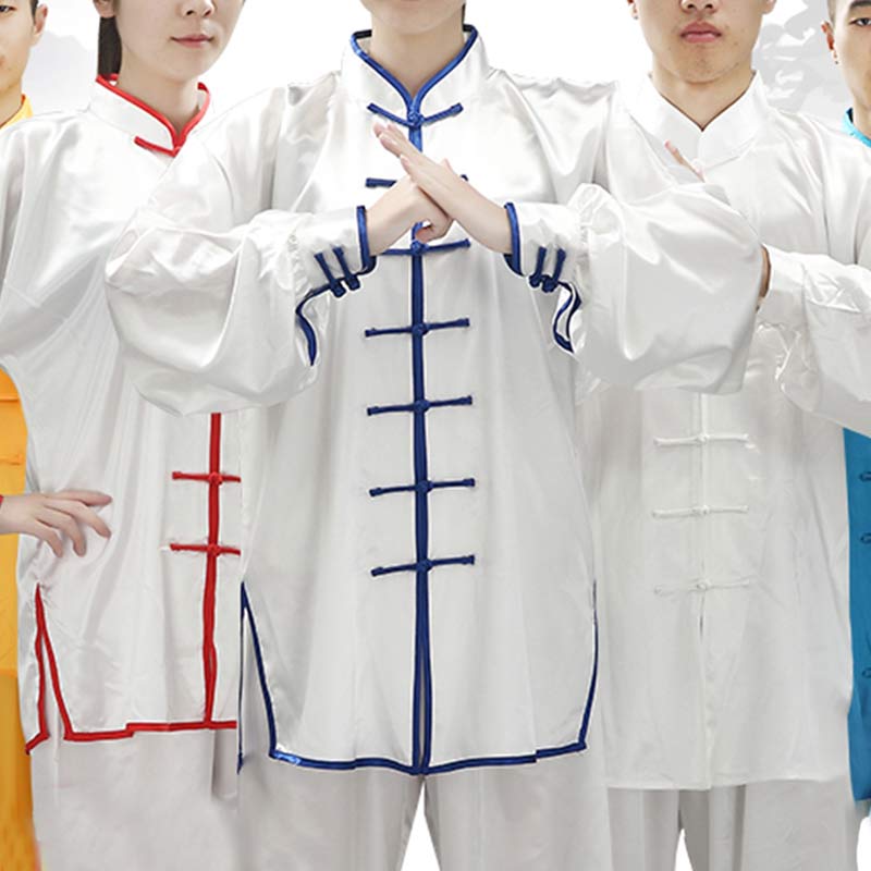 Foviel Simple Pattern Meditation Prayer Spiritual Zen Tai Chi Qigong Practice Unisex Clothing Set