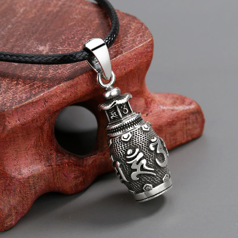 Buddha Stones Om Mani Padme Hum Copper Creativity Necklace Pendant Necklaces & Pendants BS 1