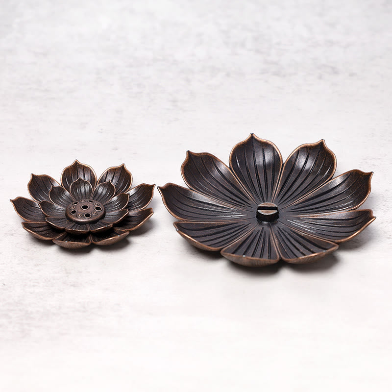 Buddha Stones Creative Six-hole Lotus Incense Burner Incense Burner BS 8