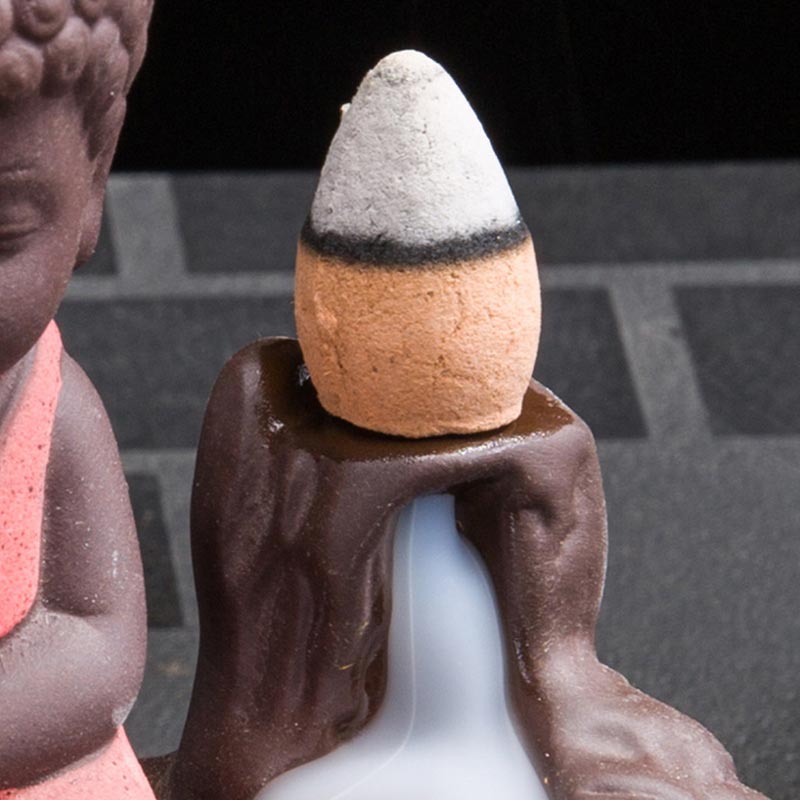 Buddha Stones Backflow Smoke Fountain Ceramic Blessing Incense Burner Decoration Decorations Incense Burner BS 5