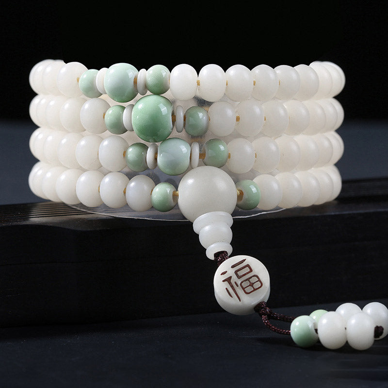Foviel Bodhi Samenperle Lotus Segen Charm Armband