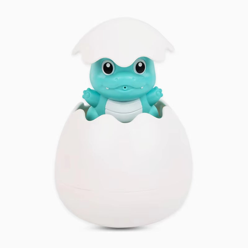 Fidtoy Penguin Hatching Bath Toy for Toddlers – Interactive Egg Water Spray Bath Toy