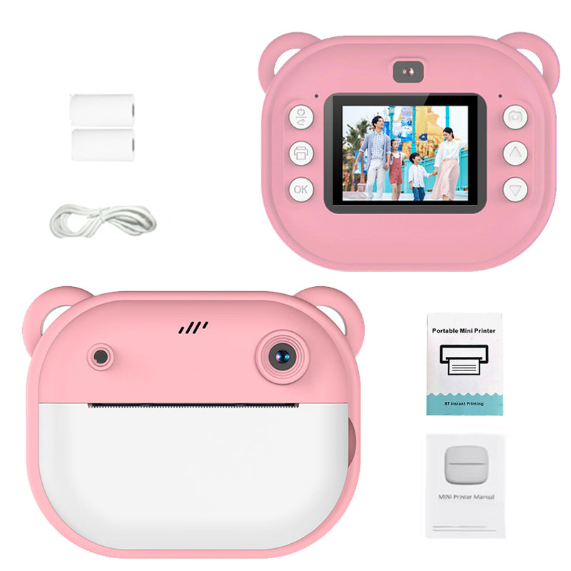 Fidtoy Kids Instant Print Camera 1080P Toddler Camera with 32GB Card