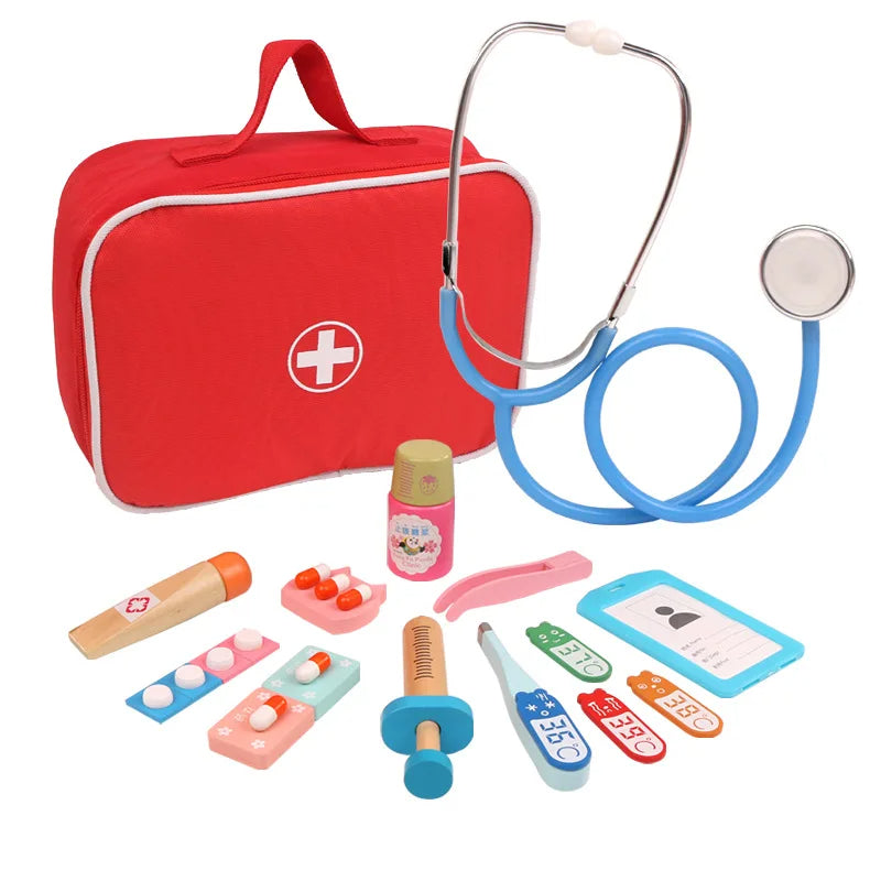 Doctor's wooden case
