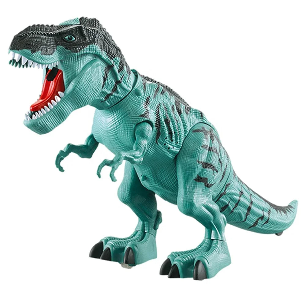 Fidtoy Jouet Dinosaure T-Rex Marcheur pour Enfants – Robot Dinosaure Interactif Pondant des Œufs avec Son Rugissant, Projection 3D, Jet de Brume d'Eau, Yeux Lumineux et Alimentation par Piles AA