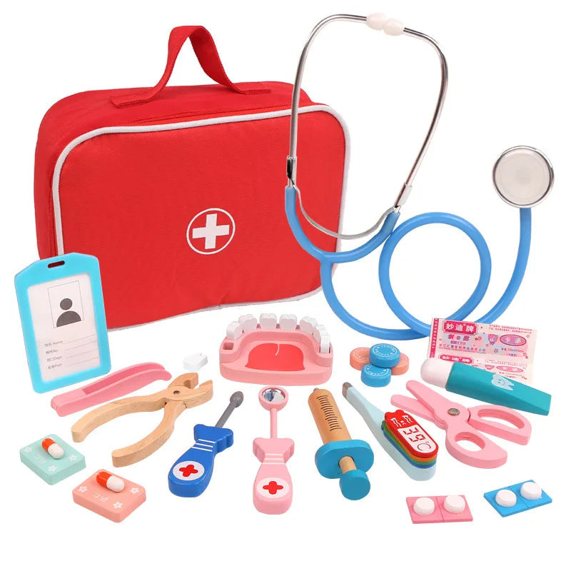 Doctor's wooden case