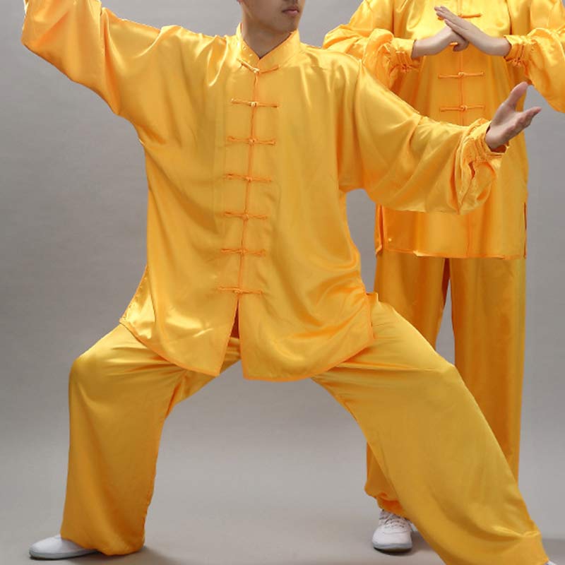 Foviel Simple Pattern Meditation Prayer Spiritual Zen Tai Chi Qigong Practice Unisex Clothing Set