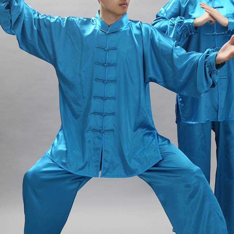 Foviel Simple Pattern Meditation Prayer Spiritual Zen Tai Chi Qigong Practice Unisex Clothing Set