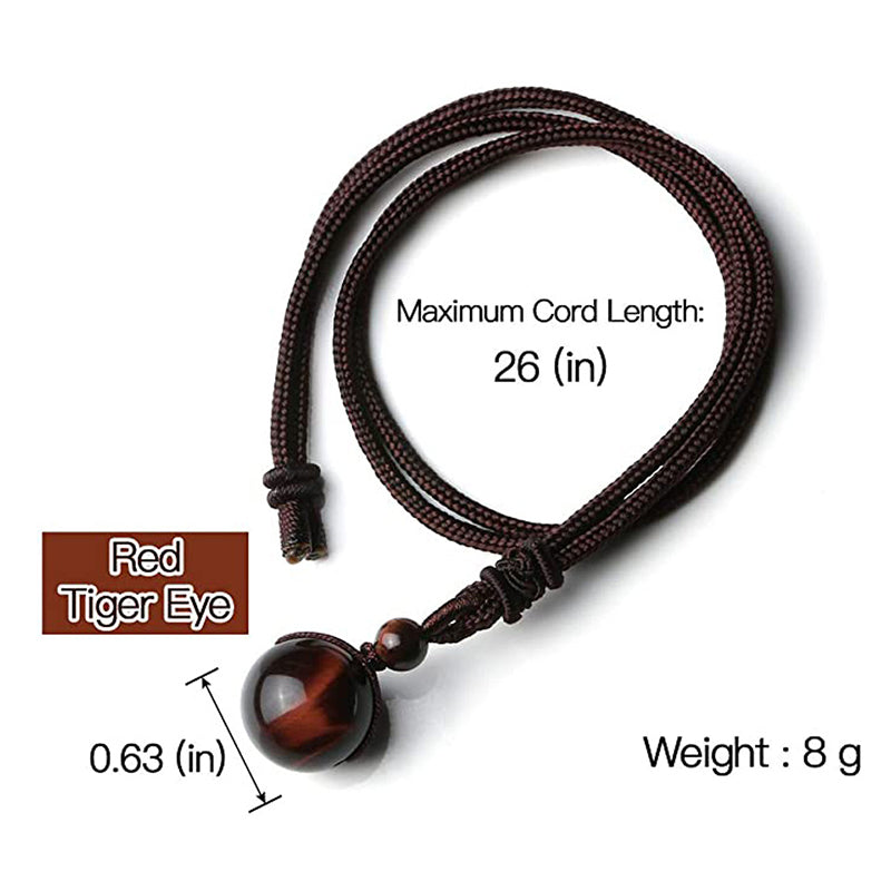 Buddhastoneshop Tibetan Tiger's Eye Protection Necklace
