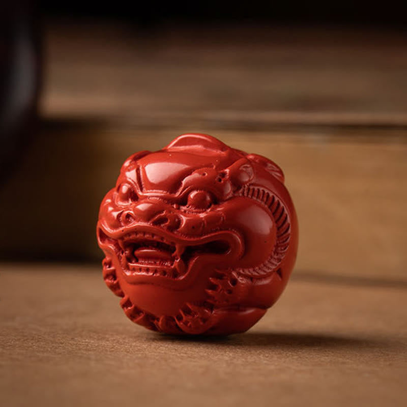 Foviel Tibet Om Mani Padme Hum PiXiu Copper Coin Small Leaf Red Sandalwood Cinnabar Protection Key Chain