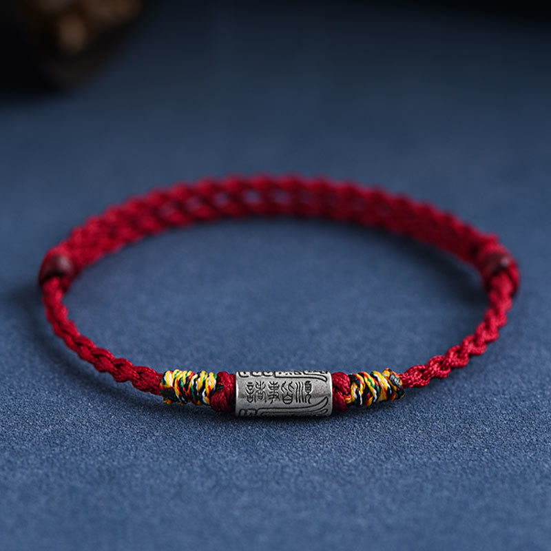 Foviel Handcrafted 925 Sterling Silver Everything Goes Well Design Protection Strength Bracelet Anklet