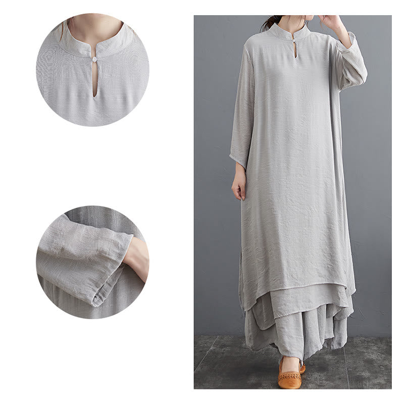 Foviel Einfaches Muster Meditation Gebet Spirituelle Zen Praxis Yoga Kleidung Damen Set