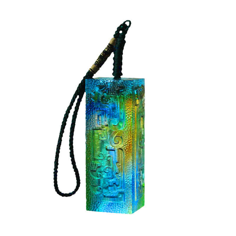 Buddha Stones Feng Shui Handmade Liuli Crystal Art Piece Home Office Decoration Decorations BS 5