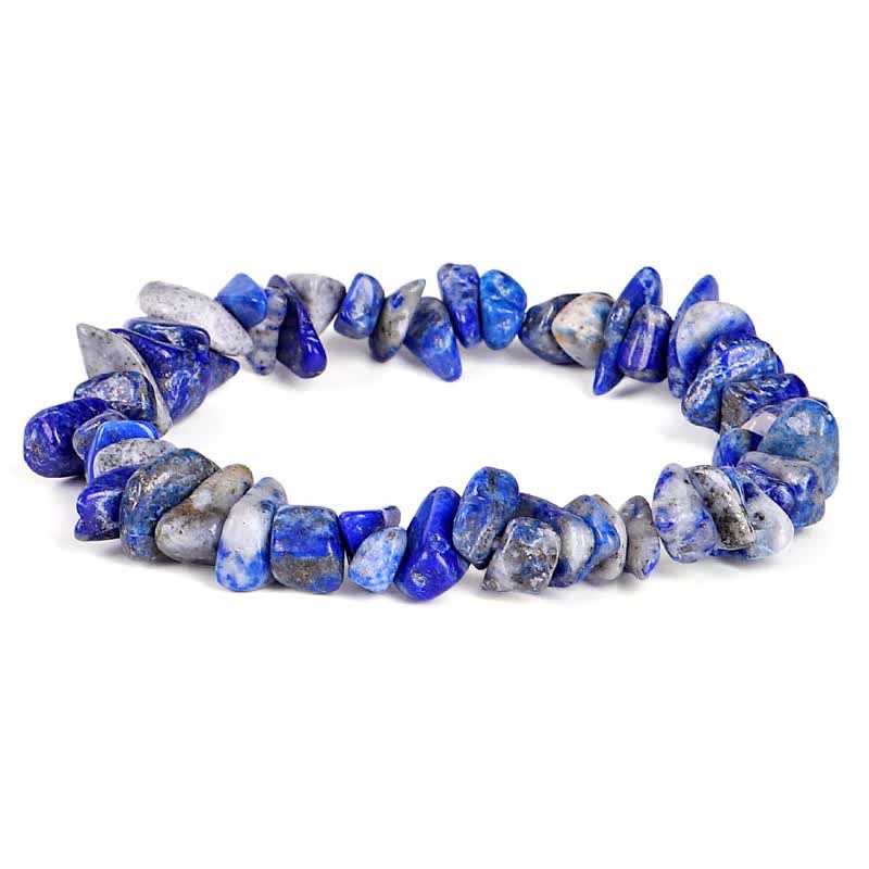 Buddha Stones Amethyst Lazurite Various Crystal Stone Healing Positive Bracelet - image 3